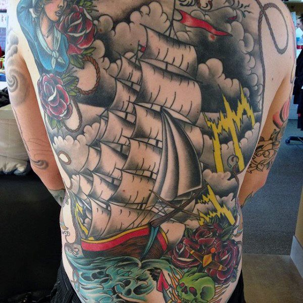 tatuaje nautico para hombre 15