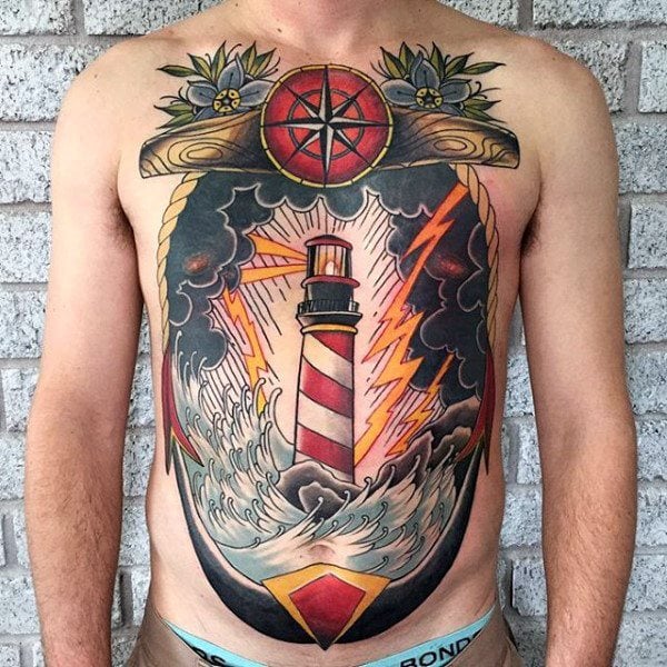 tatuaje nautico para hombre 33