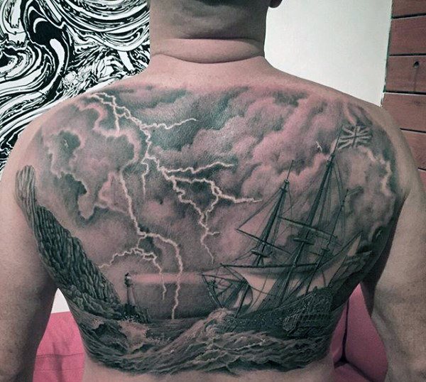 tatuaje nautico para hombre 67
