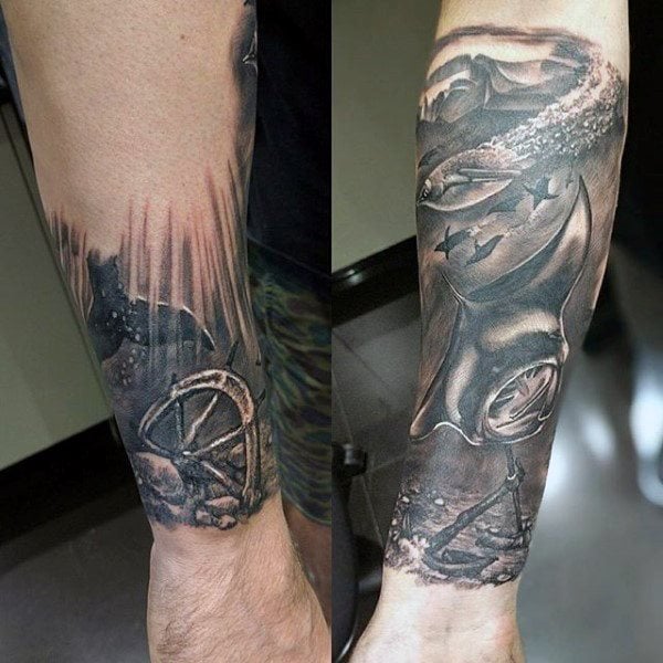 tatuaje nautico para hombre 71
