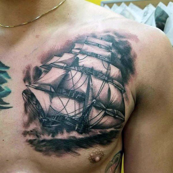 tatuaje nautico para hombre 77