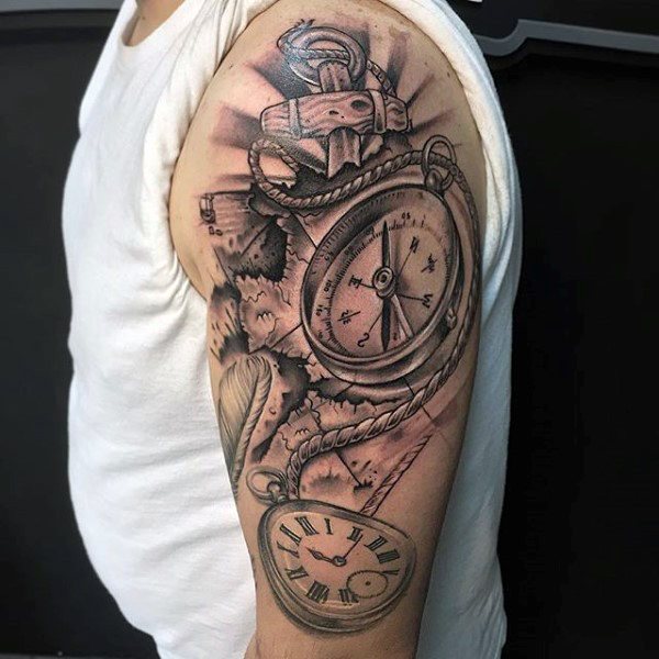 tatuaje nautico para hombre 87