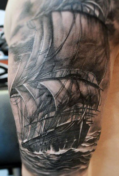 tatuaje nautico para hombre 94