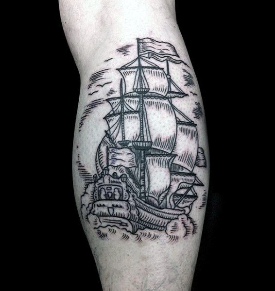 tatuaje nautico para hombre 95
