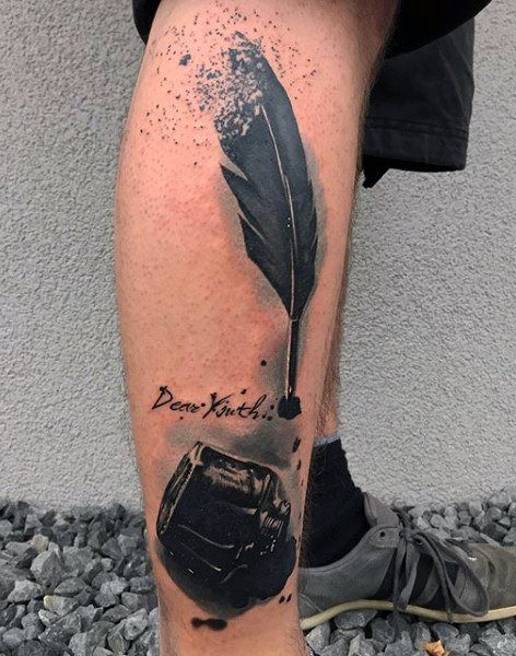tatuaje plumas para hombre 14