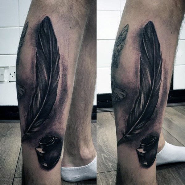 tatuaje plumas para hombre 31