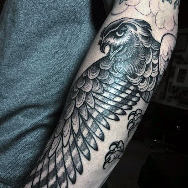 tatuaje plumas para hombre 40