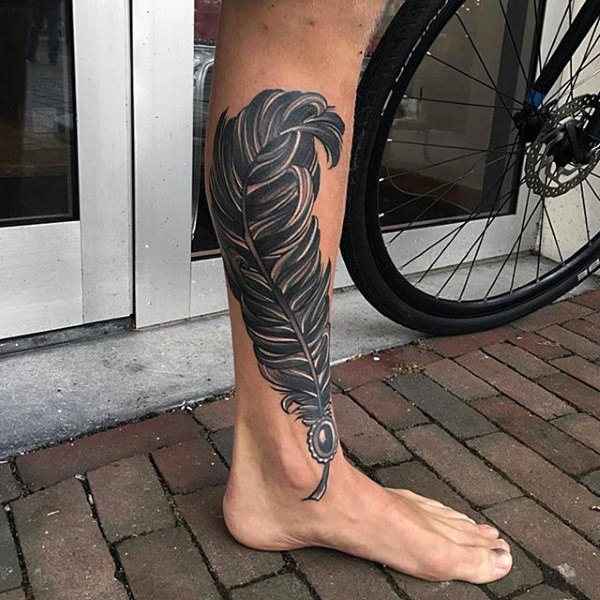 tatuaje plumas para hombre 58