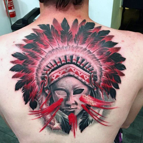 tatuaje plumas para hombre 64