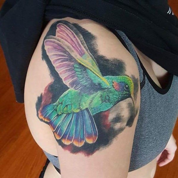tatuaje colibri 1087