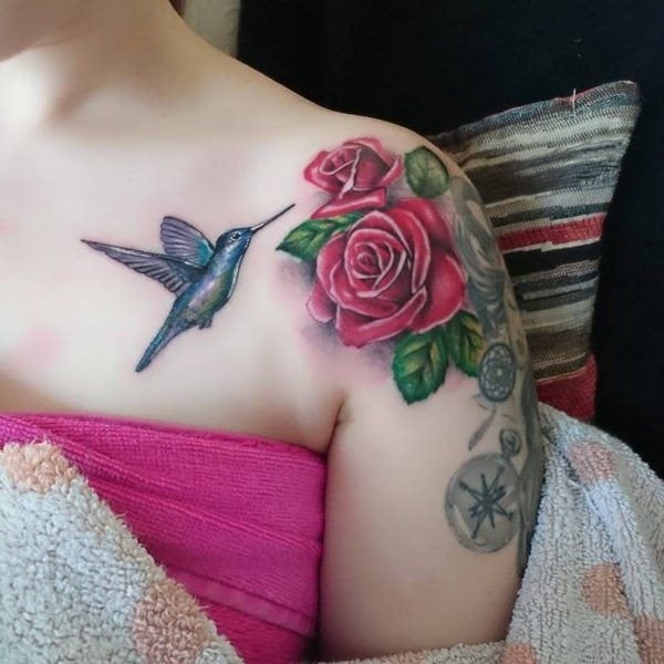 tatuaje colibri 1100