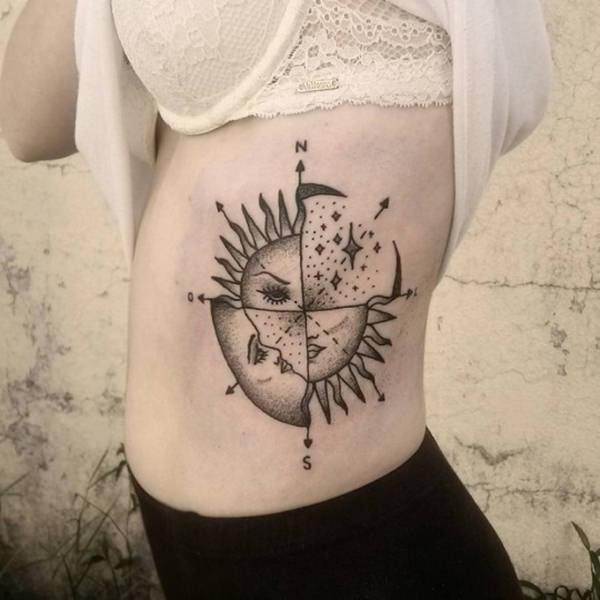 tatuaje sol y luna 857