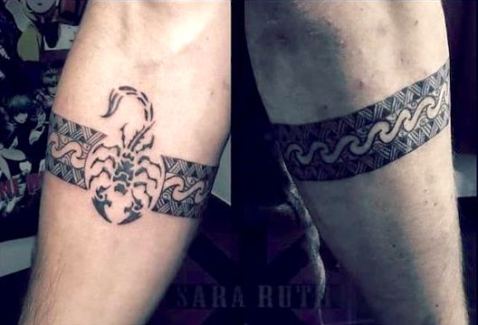 tatuaje para un escorpio 55