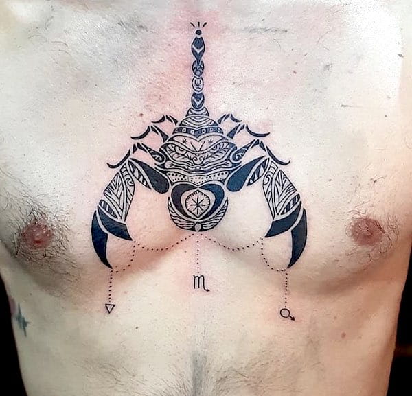 tatuaje para un escorpio 60