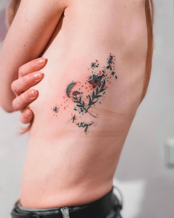tatuaje signo virgo 19