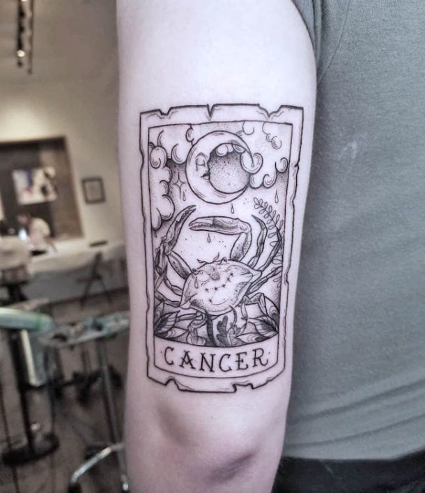 tatuaje signo zodiaco cancer 26