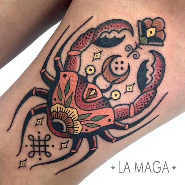 tatuaje signo zodiaco cancer 34