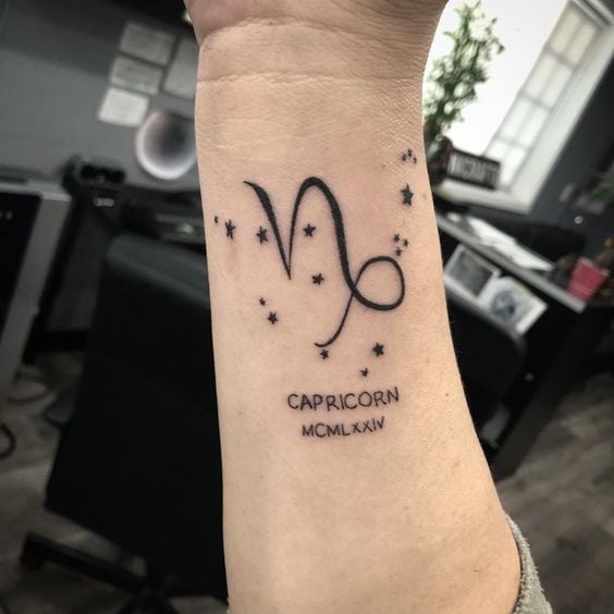 tatuaje signo zodiaco capricornio 59
