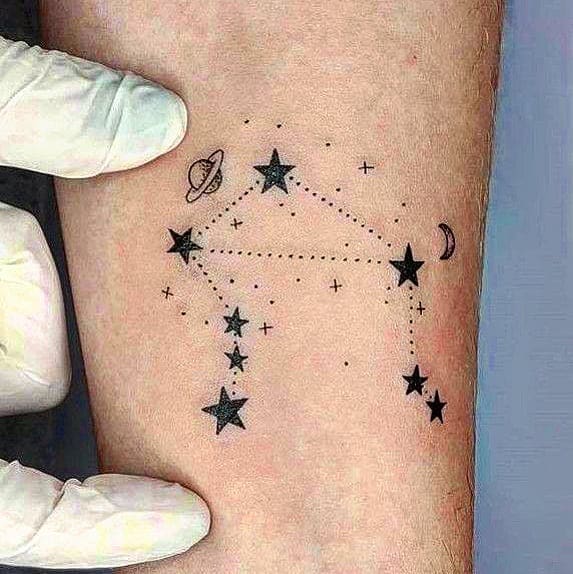 tatuaje signo zodiaco libra 45