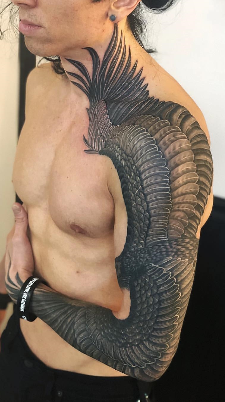 tatuaje brazo completo para hombre 19