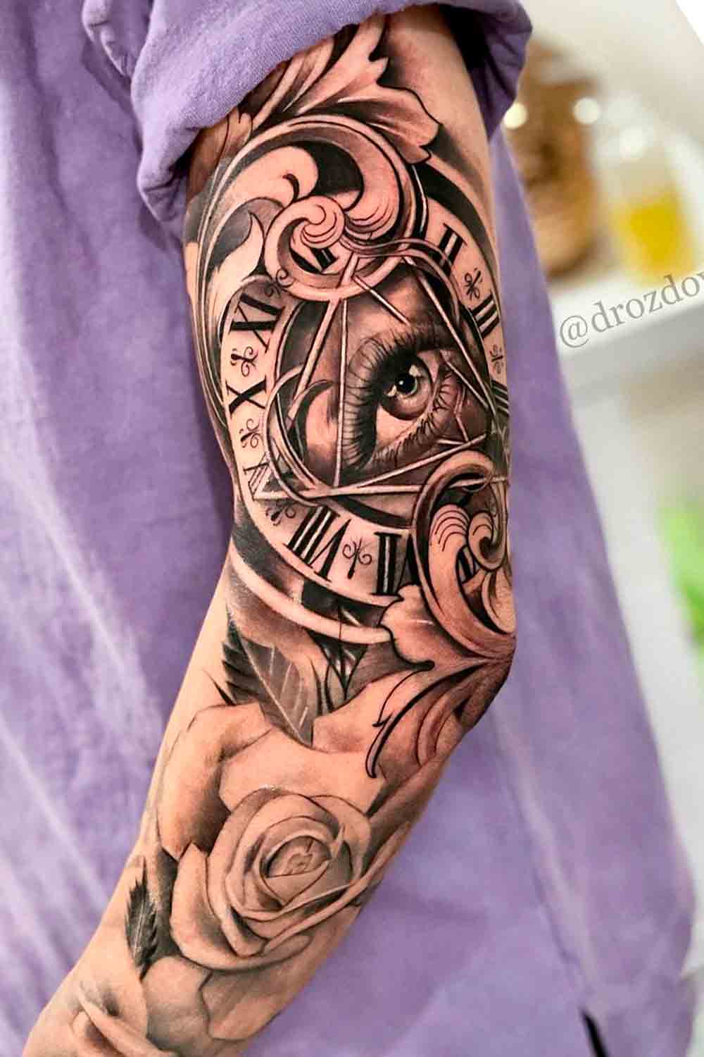 tatuaje brazo completo para hombre 30