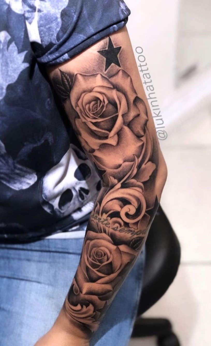 tatuaje brazo completo para hombre 54