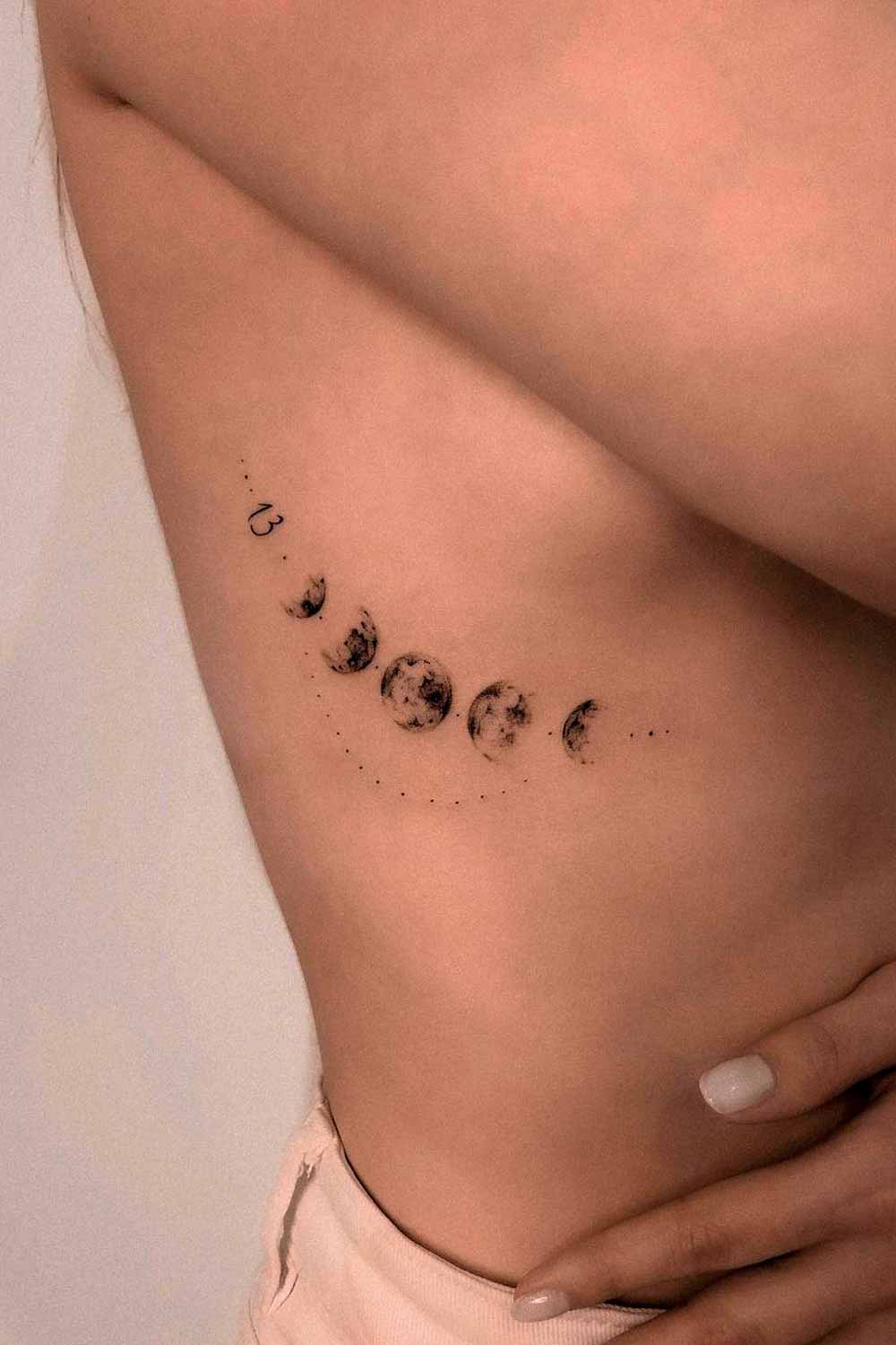 tatuaje costado para mujer 26