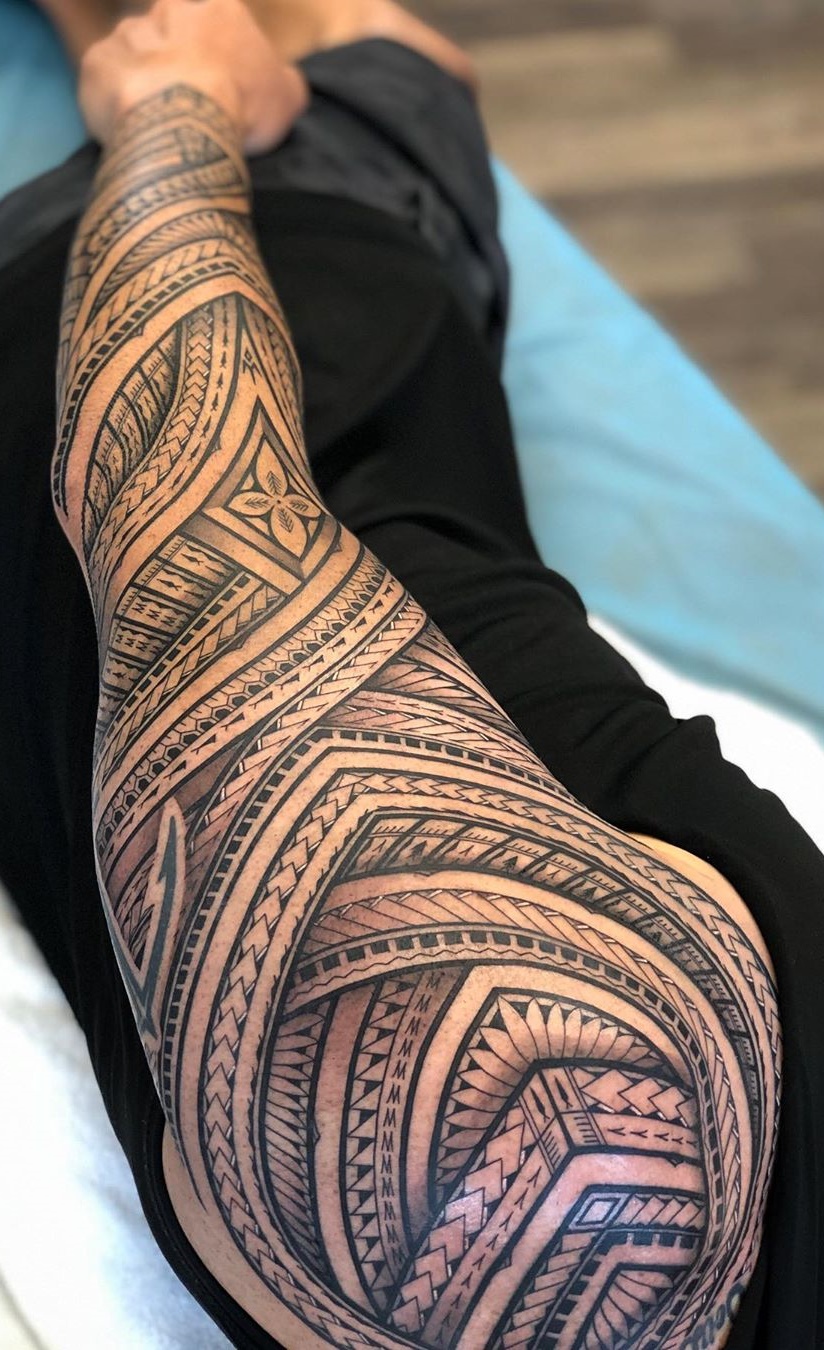 tatuaje tribal para hombre 30