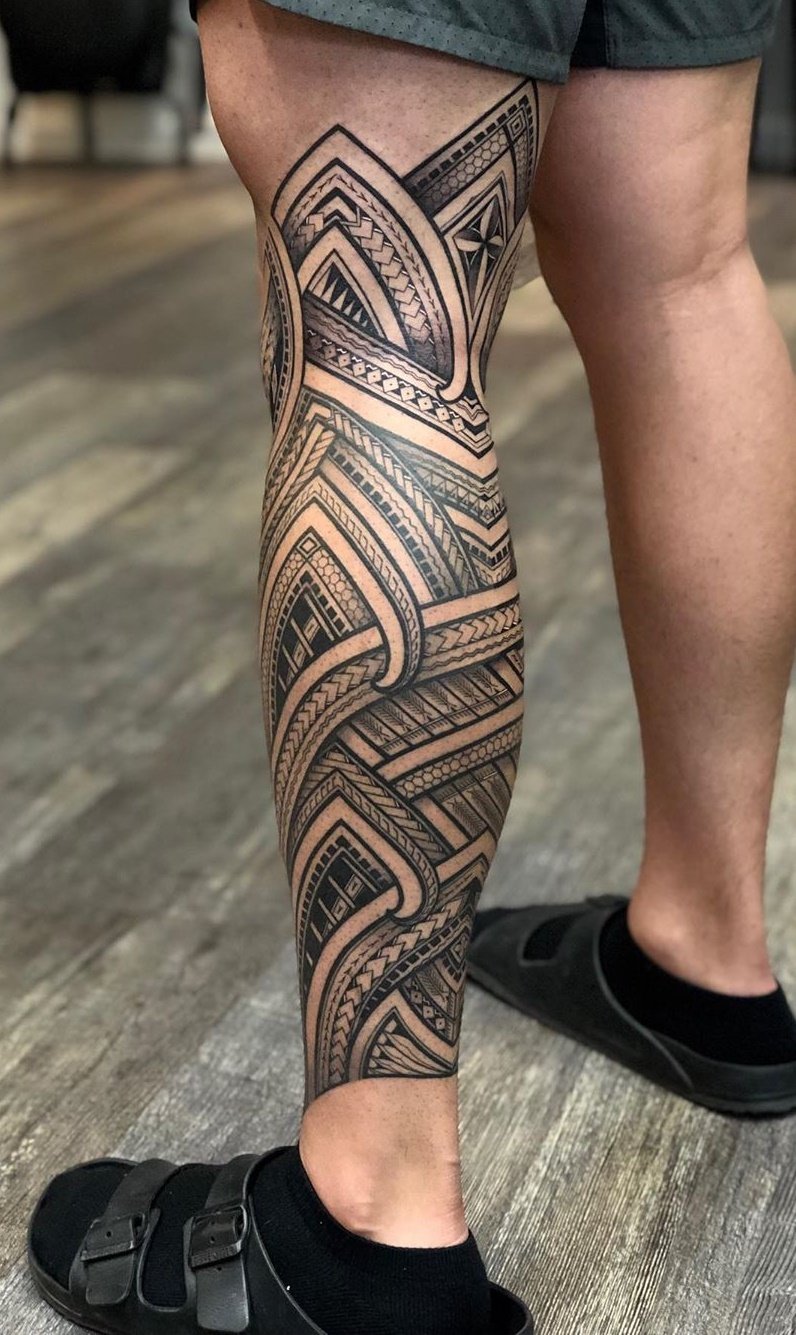tatuaje tribal para hombre 46