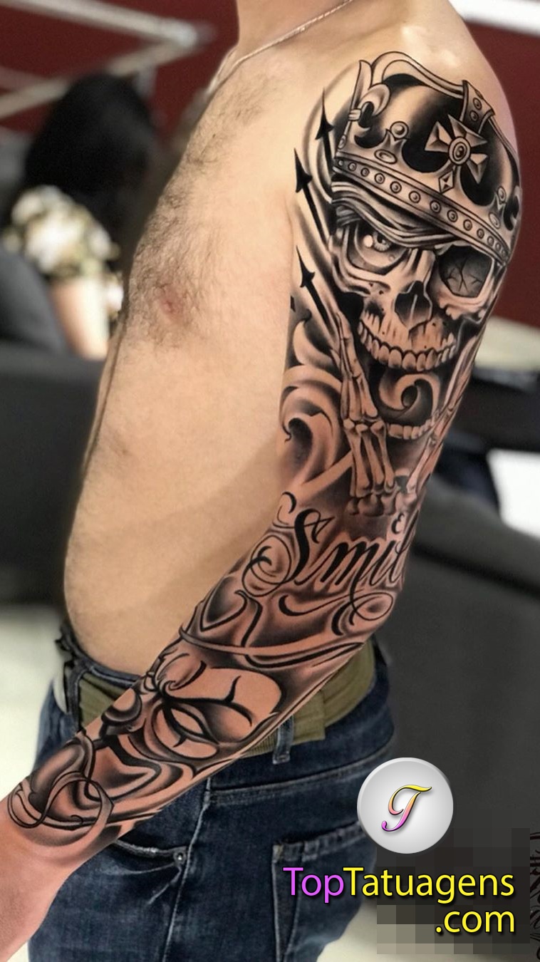 tattoo brazo completo en hombre 07