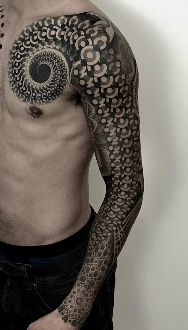 tattoo brazo completo en hombre 12