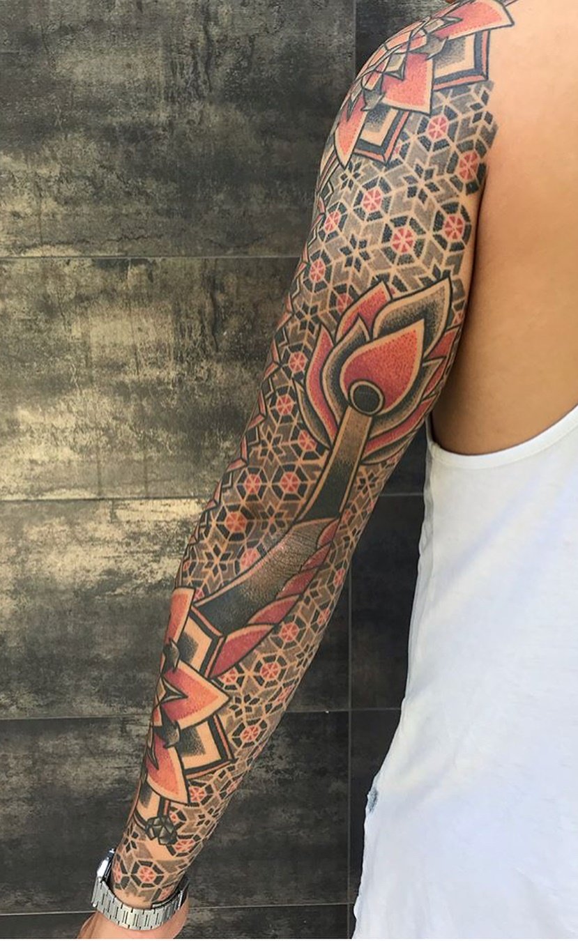 tattoo brazo completo en hombre 24