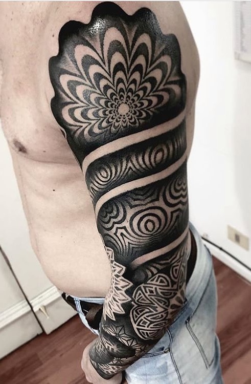 tattoo brazo completo en hombre 25