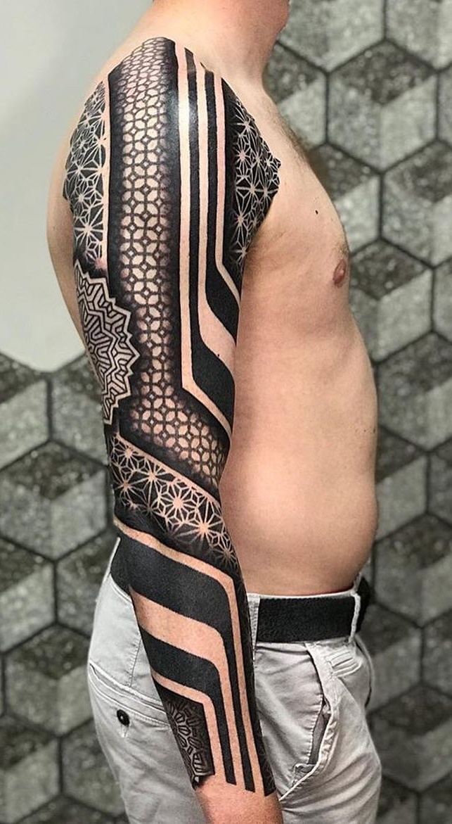 tattoo brazo completo en hombre 26