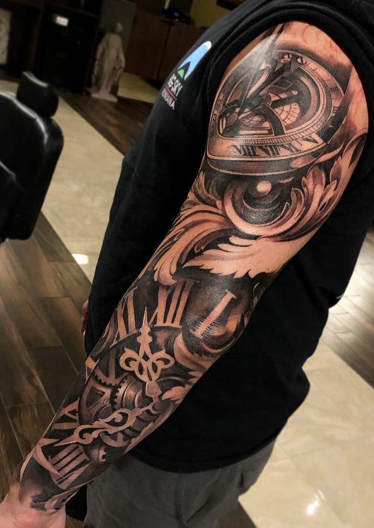 tattoo brazo completo en hombre 41