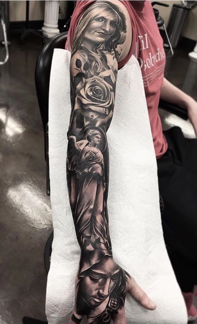 tattoo brazo completo en hombre 42