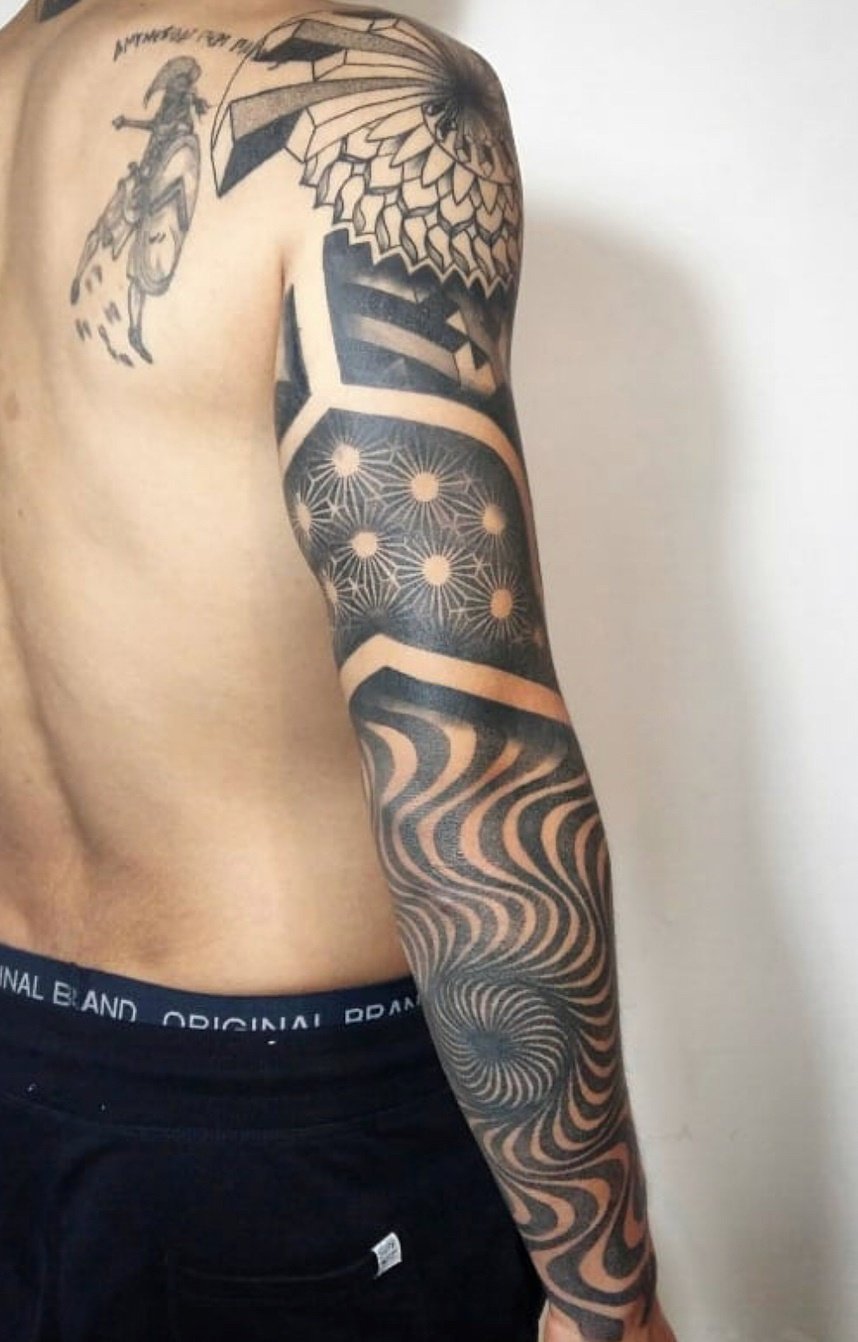 tattoo brazo completo en hombre 55