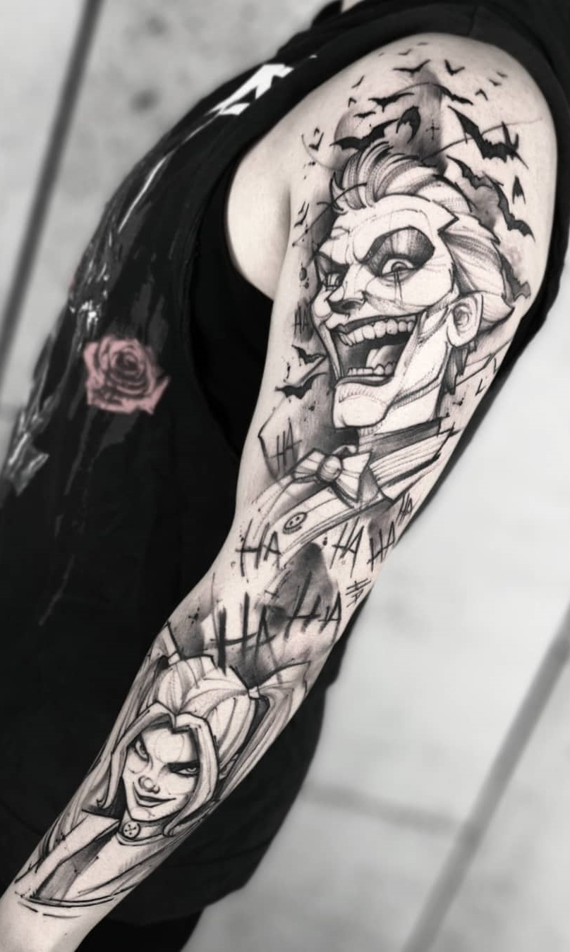 tattoo brazo completo en hombre 64