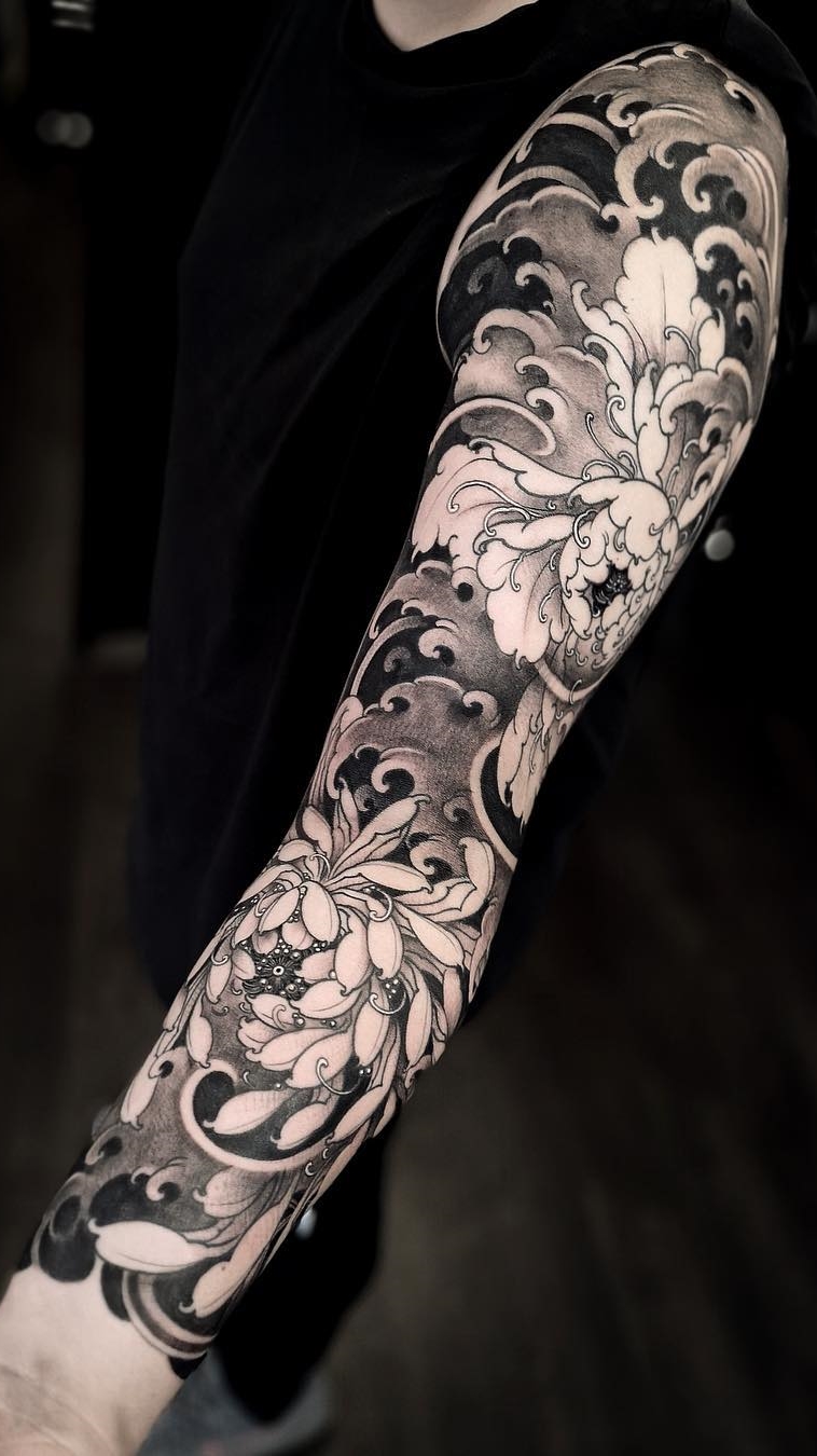 tattoo brazo completo en hombre 65