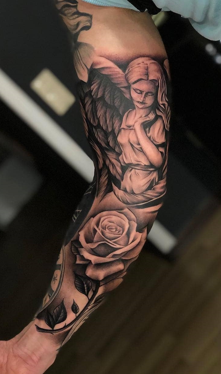 tattoo brazo completo en hombre 71