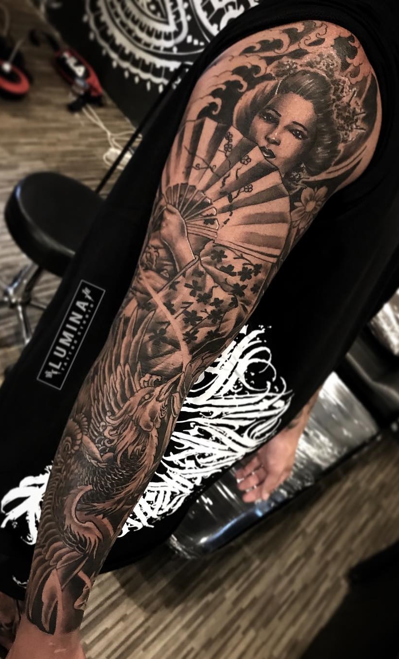 tattoo brazo completo en hombre 78