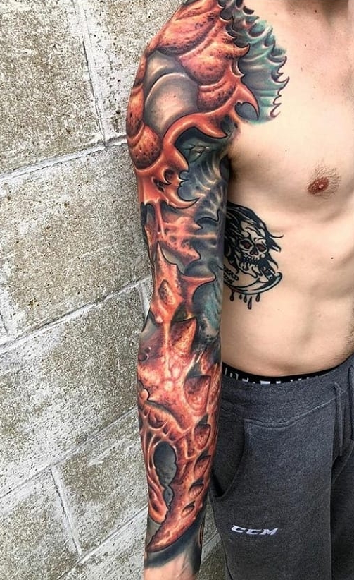 tattoo brazo completo en hombre 79
