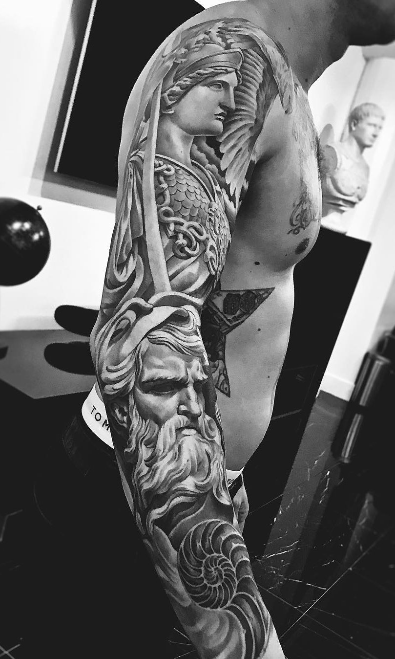 tattoo brazo completo en hombre 83