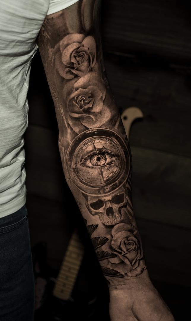 tattoo brazo completo en hombre 85