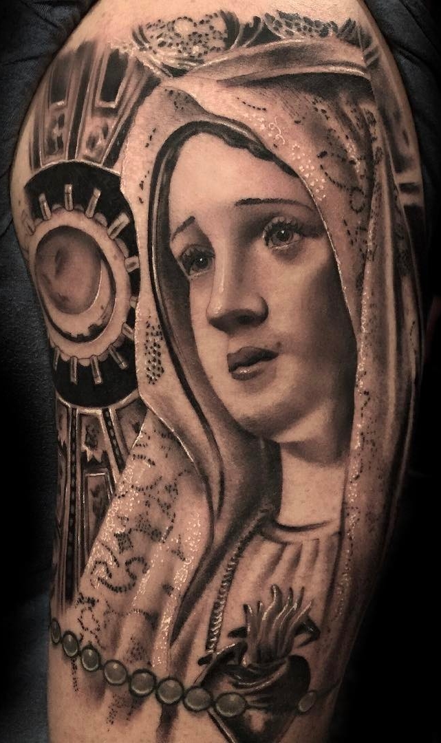 La Virgen María: 45 Tatuajes de la madre de Jesús