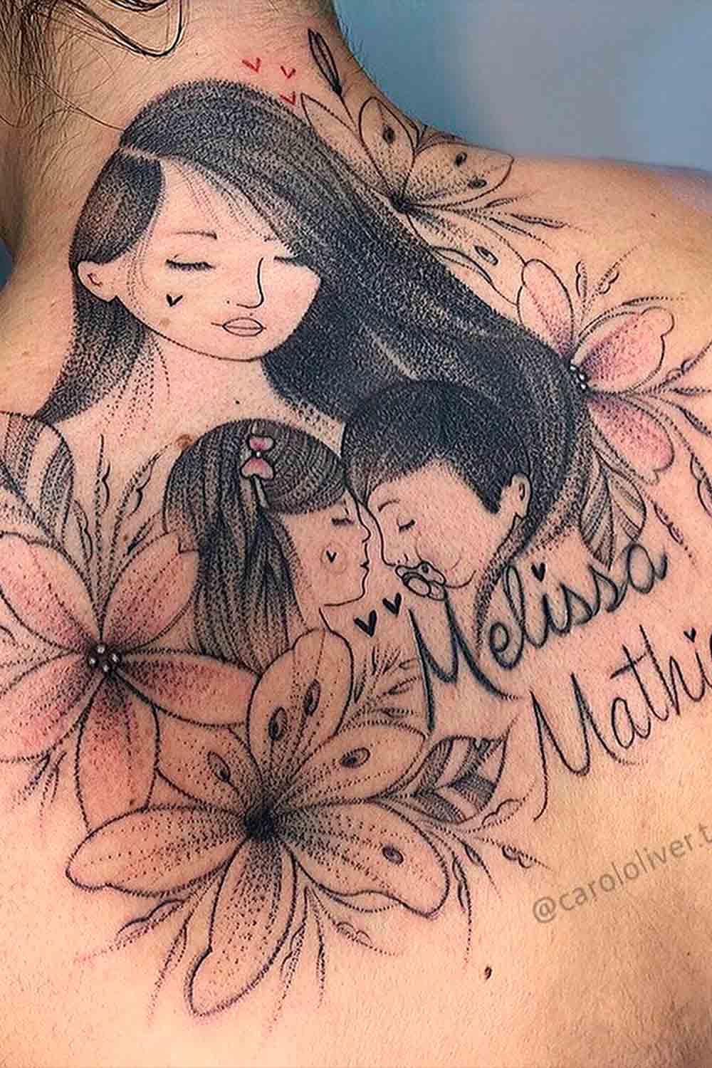 tatuaje madre hijo 104