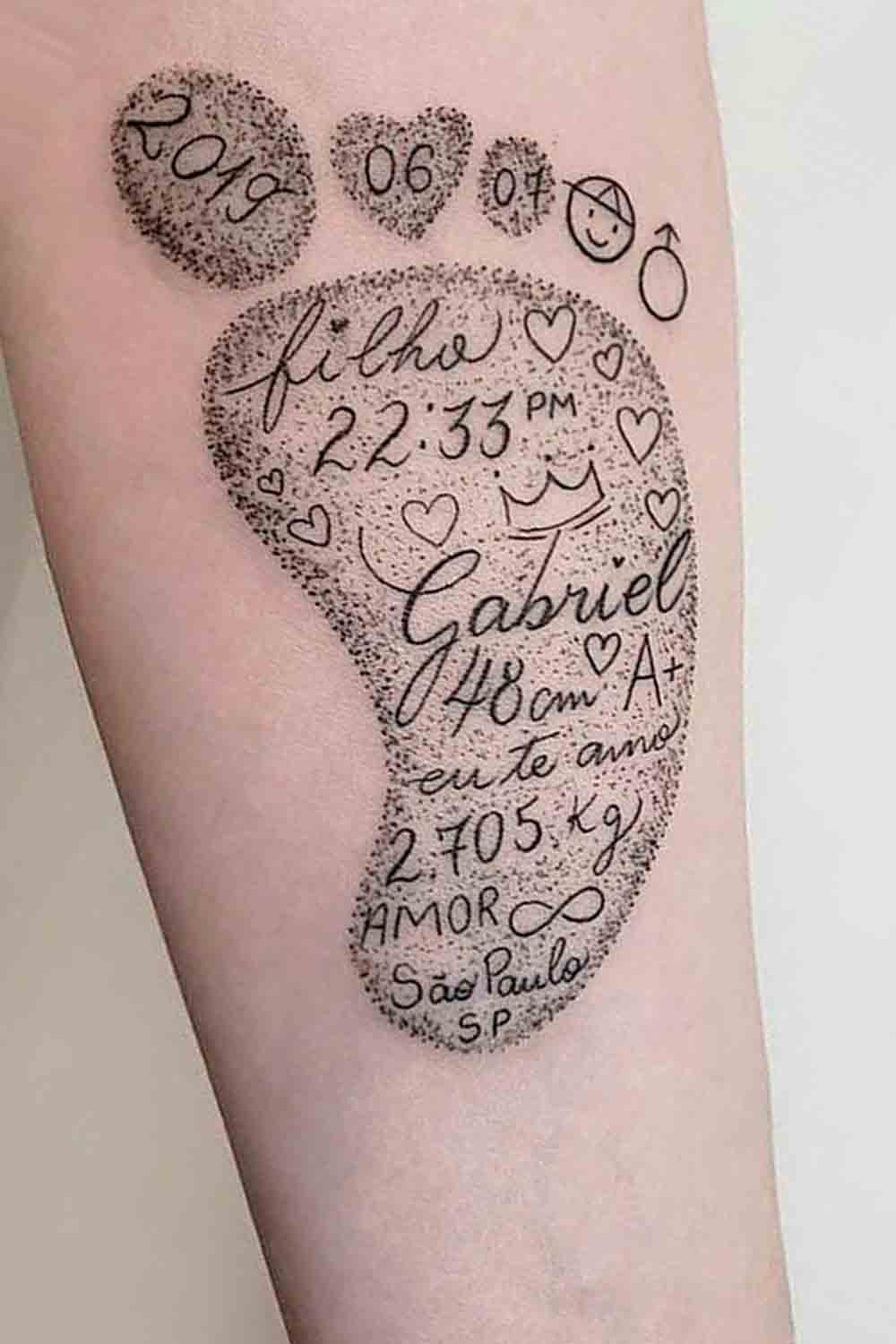 tatuaje madre hijo 123
